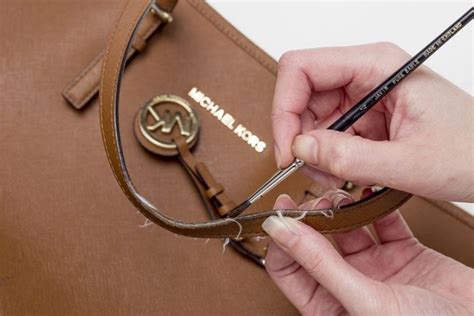 shorten strap on michael kors purse|Michael Kors purse straps fraying.